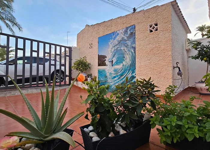 Bungalo De Ines Con 2 Terrazas Y Patio 度假居 托雷维耶哈